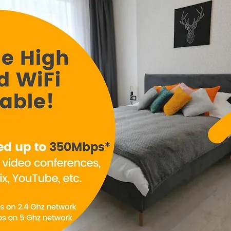 Comfy 2 - Free Parking - 350mbps Wifi - Netflix Kaunas